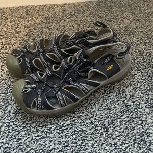 Keen Black and Grey Outdoor Women’s Hiking Water Sandal Shoes Size 10.5